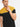 Men's Mustard And Black Regular Fit T-Shirt