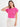 Women's Fuchsia Drop Shoulder Boxy Fit Top