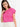 Women's Fuchsia Drop Shoulder Boxy Fit Top