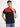 Men's Red And Black Regular Fit T-Shirt