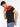 Men's Red And Black Regular Fit T-Shirt