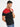 Men's Red And Black Regular Fit T-Shirt