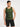 Black and Green Camo Print Regular Fit Active Vest for Men