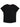 Black Boxy Fit Performance Top For Women