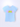 Girls Sky Blue Regular Fit Premium Cotton Blend Patch Printed T-shirt