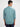 Men's Slim Fit Solid Turquoise Blue Long Sleeve Panelled Shirt