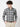 Men's Comfort Fit Giza Cotton Carbon Grey Formal Check Spread Collar Shirt